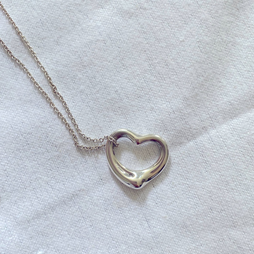 Tiffany & Co. open heart necklace
